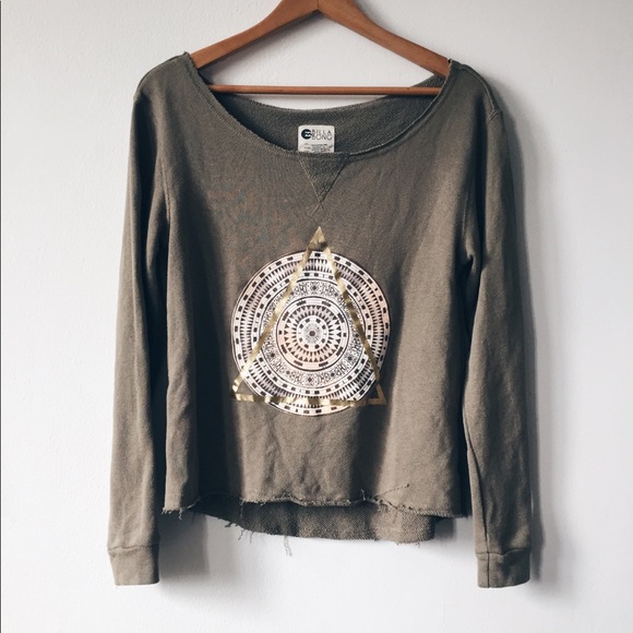 Billabong Sweaters - SOLD Billabong Olive Green Sweater
